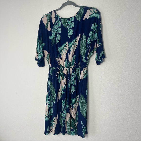 Women’s Summer Casual Tunic Swing V-Neck Vacation Dress - Picture 5 of 9